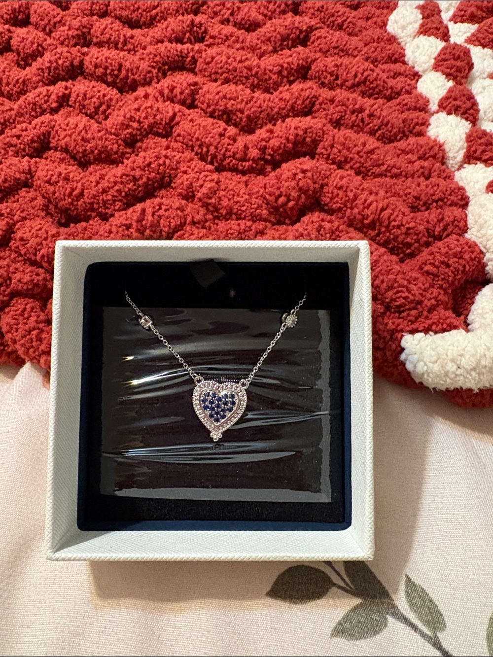 Silver plate Heart Necklace